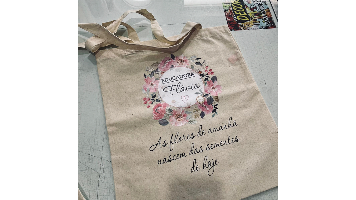 Saco de pano com asa comprida 1