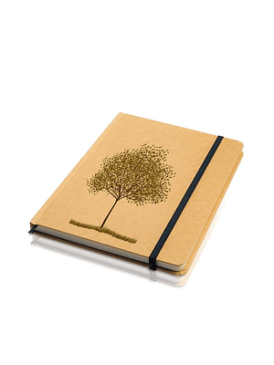 Bloco de notas em cartão