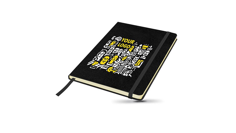 Bloco de notas A5 preto 1