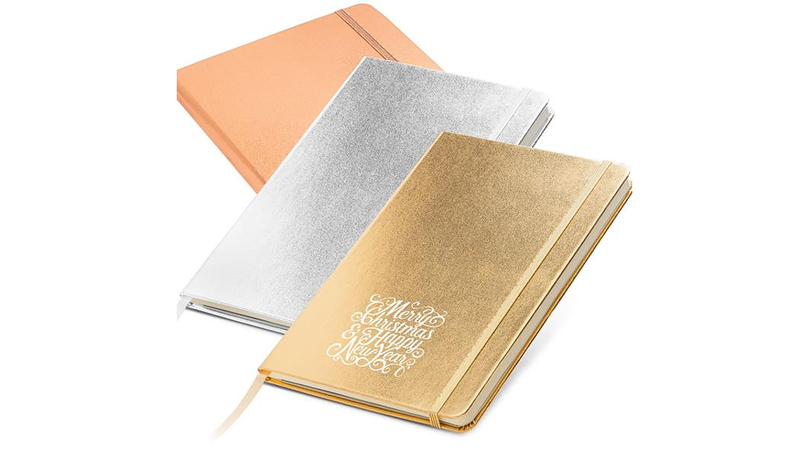 Bloco de notas A5 com capa brilhante 1