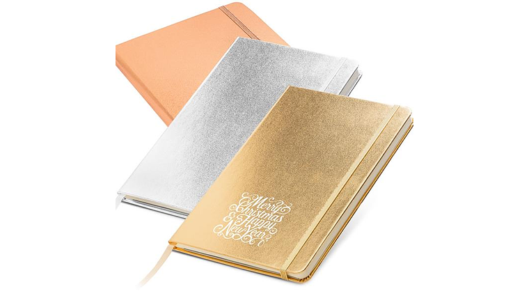 Bloco de notas A5 com capa brilhante 1