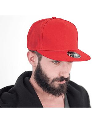 Boné pala direita snap five