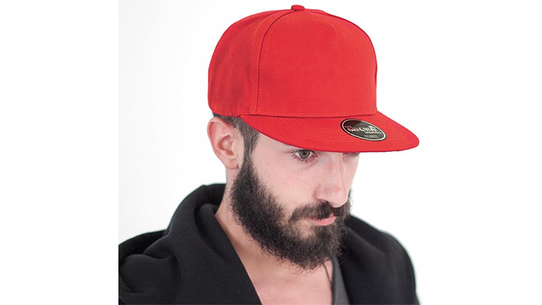 Boné pala direita snap five 1