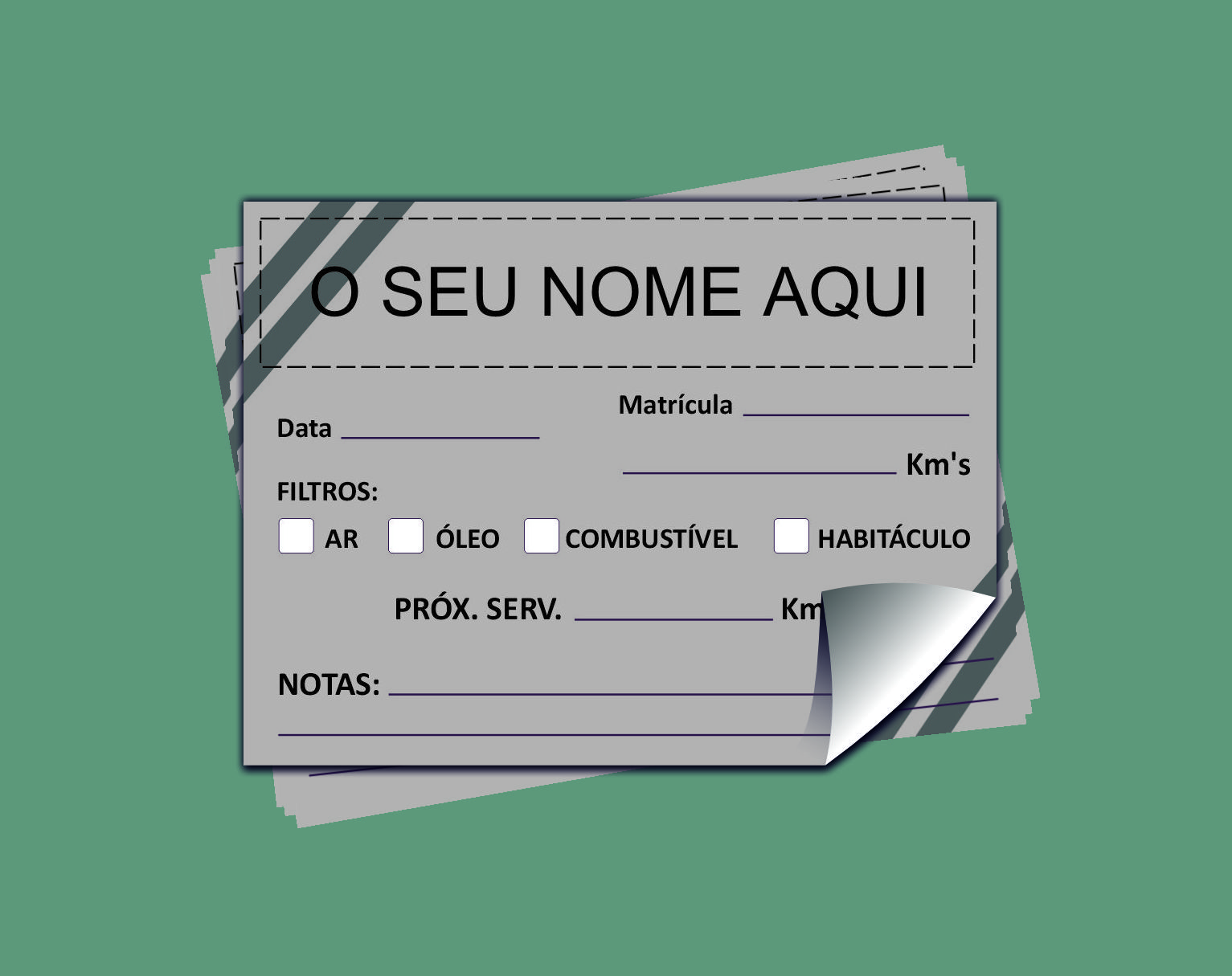 Etiquetas de óleo