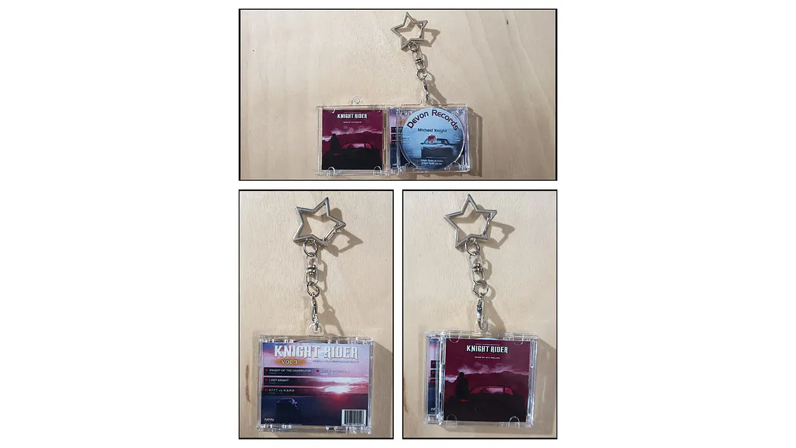 Porta-chaves caixa de cd NFC 1