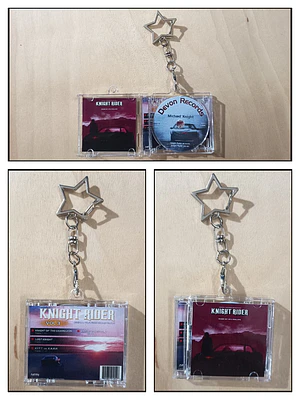 Porta-chaves caixa de cd NFC