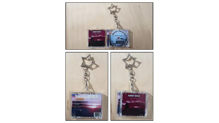 Porta-chaves caixa de cd NFC 1