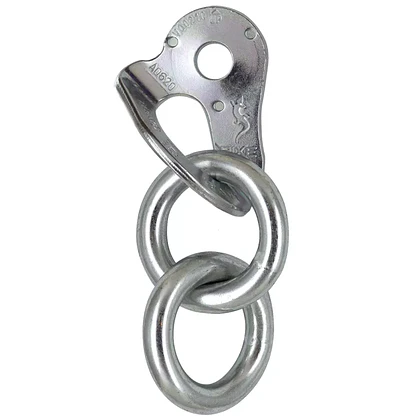 Chapa con argolla doble tipo C Ecotri 10 mm Fixe