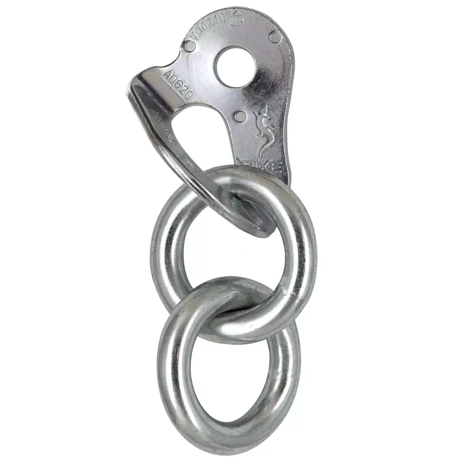 Chapa con argolla doble tipo C Ecotri 10 mm Fixe