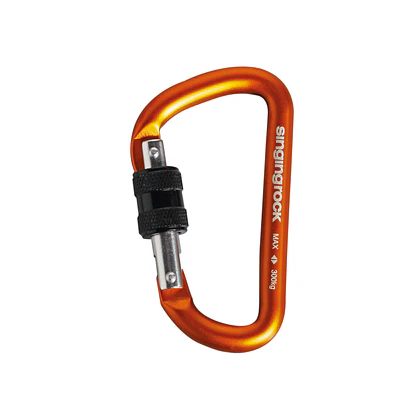Mosqueton Mini D Rosca Bronce Singing Rock