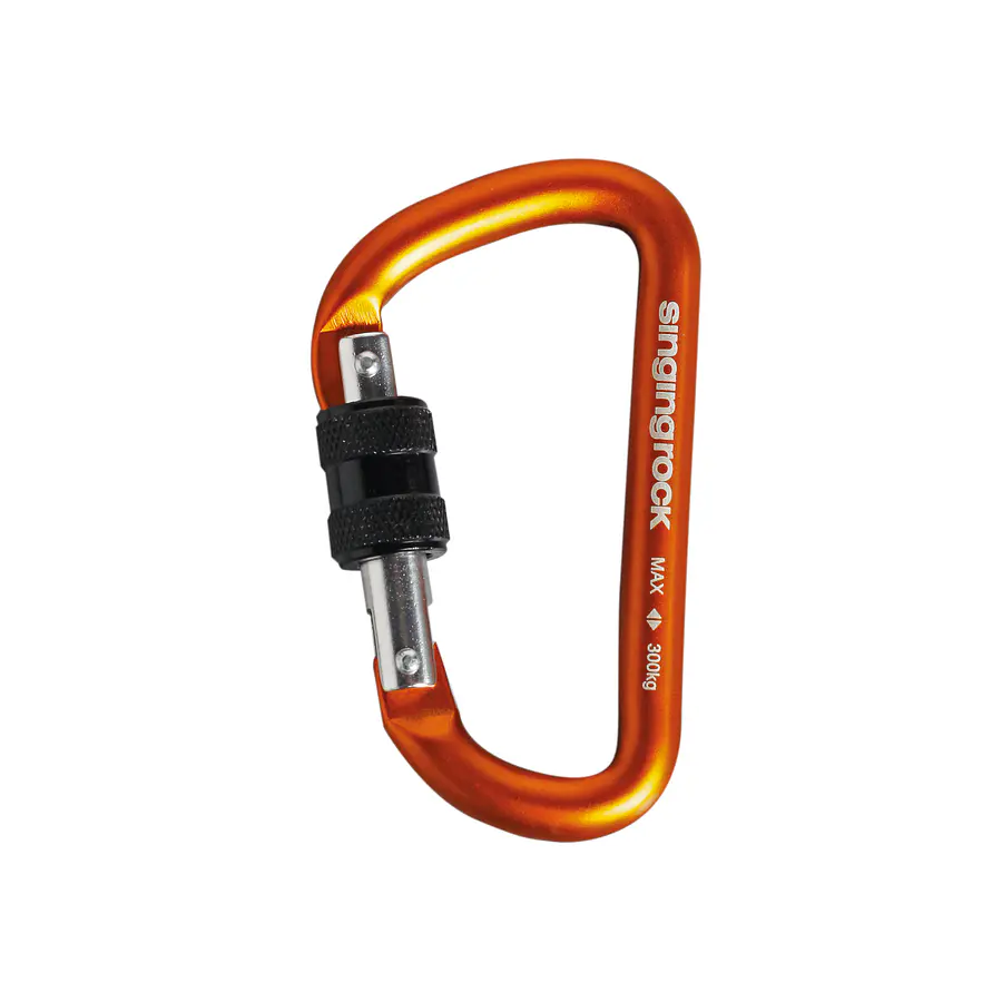 Mosqueton Mini D Rosca Bronce Singing Rock