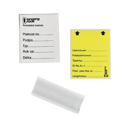 Etiquetas Inspeccion Periodica EPP Singing Rock