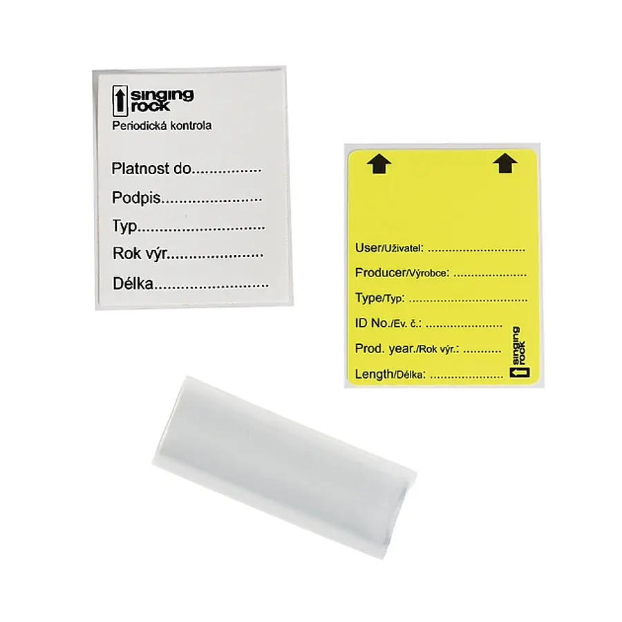 Etiquetas Inspeccion Periodica EPP Singing Rock