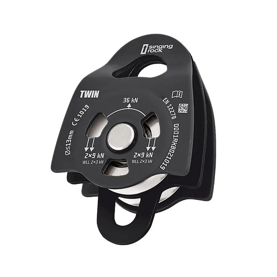 Polea Doble - Twin Roll 36KN Singing Rock
