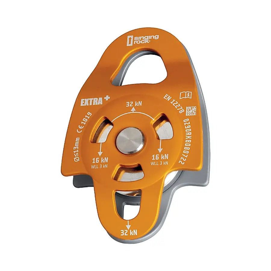 Polea EXTRA PLUS 32KN - Naranja Singing Rock