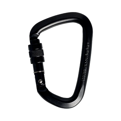 Carabiner D Acero Rosca 50kN () Singing Rock