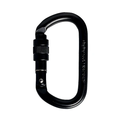 Carabiner Oval Steel Rosca 30kN () Singing Rock