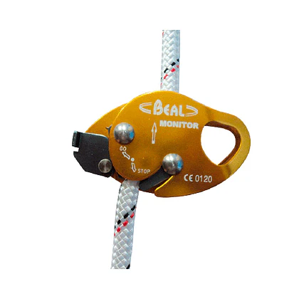 Anticaidas Deslizante Para Cuerda Monitor Amarillo BEAL