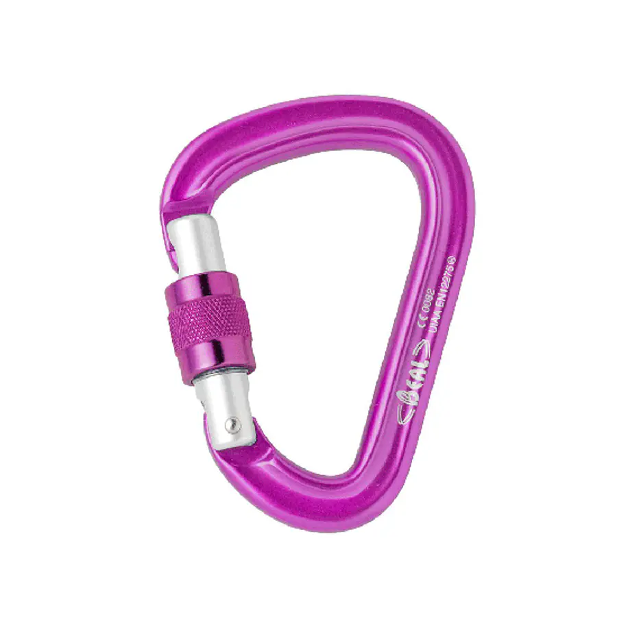 Mosqueton De Aluminio Be Safe Screw Matt Pink BEAL