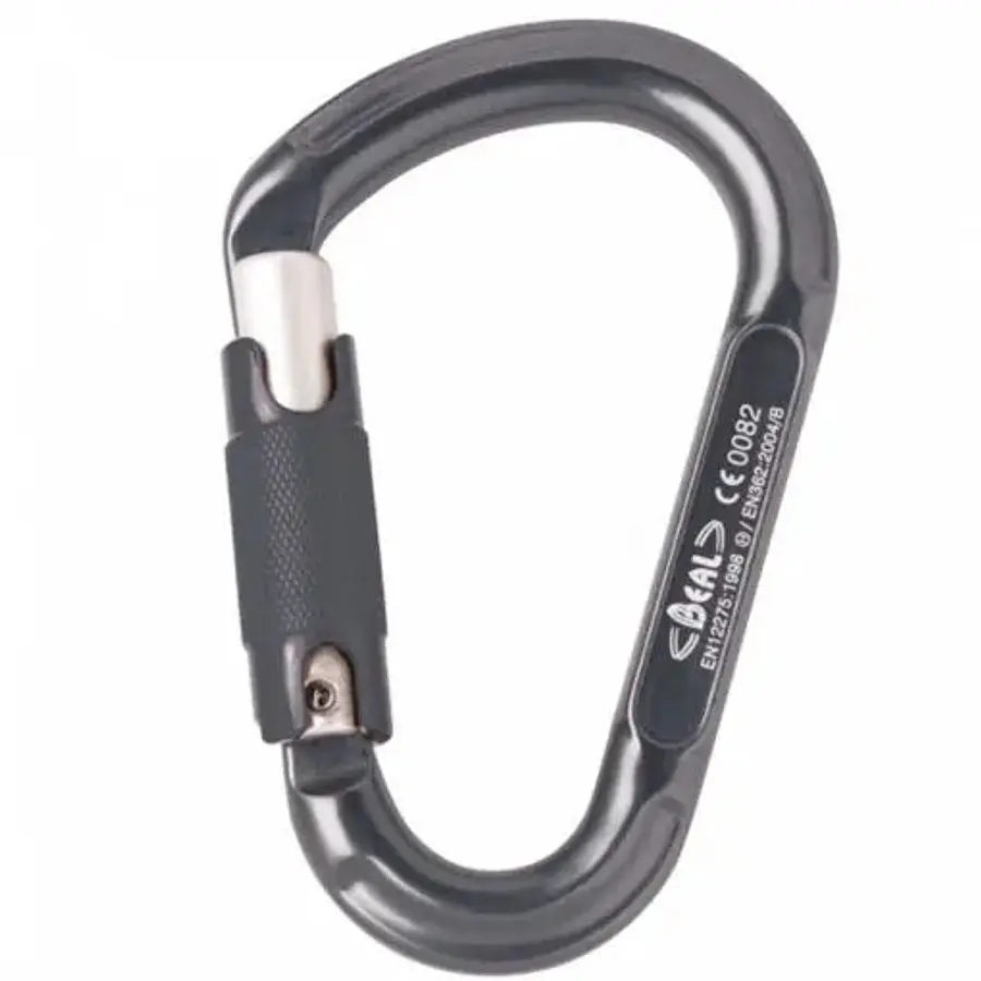 Mosqueton De Aluminio Hms Be Lock 3-Matic Gris/Morado BEAL