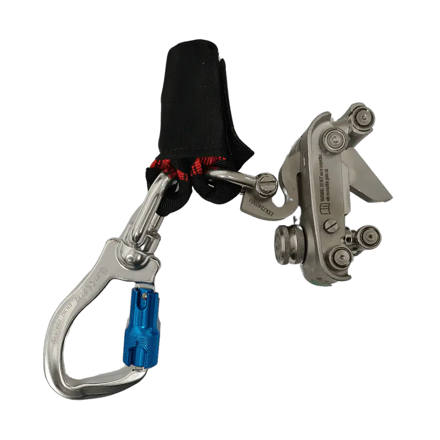 Deslizador Anticaída para riel vertical modelo SL-R50E removible tipo Soll – 3S LIFT