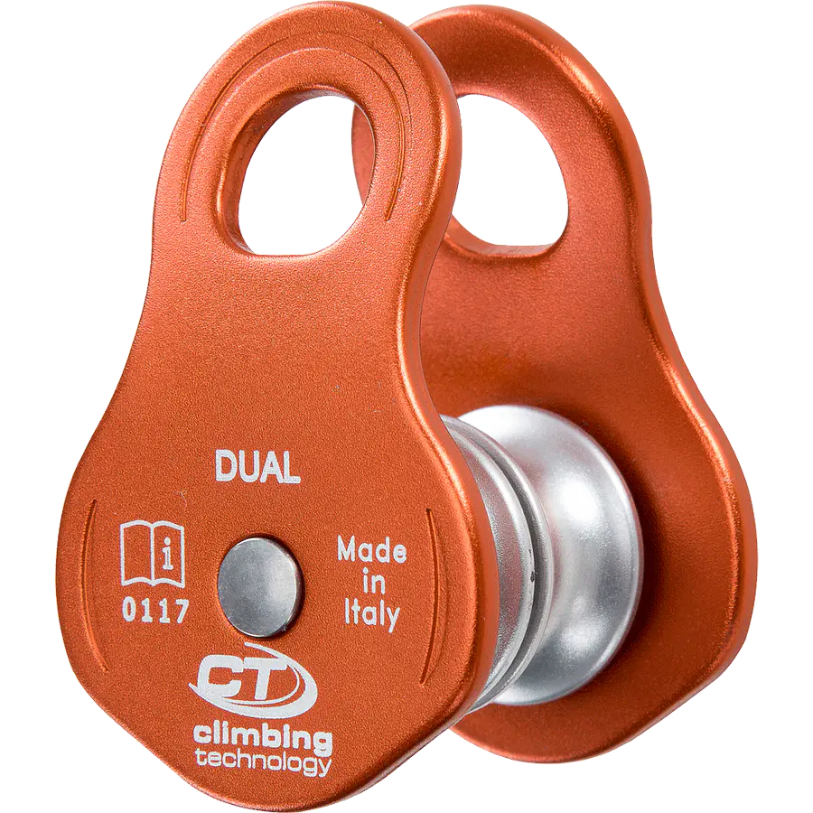 Polea Doble DUAL para redireccionamiento ORBITER G Ø13mm 30kN –  CLIMBING TECHNOLOGY