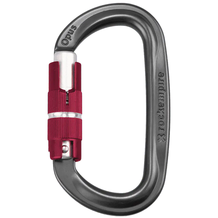 Mosquetón Aluminio Oval 3 Tiempos 26kN OPUS 3T – Rock Empire