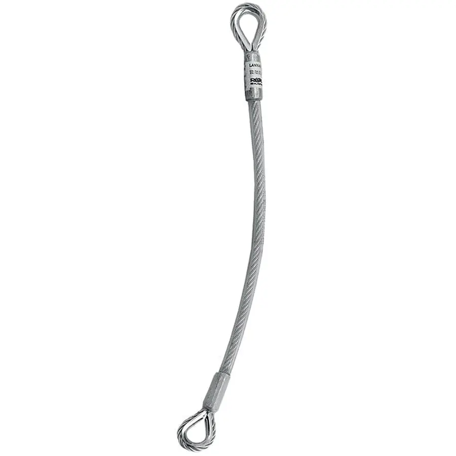 Anclaje Cable de acero Lanyard Sara 80 cm ROCK EMPIRE