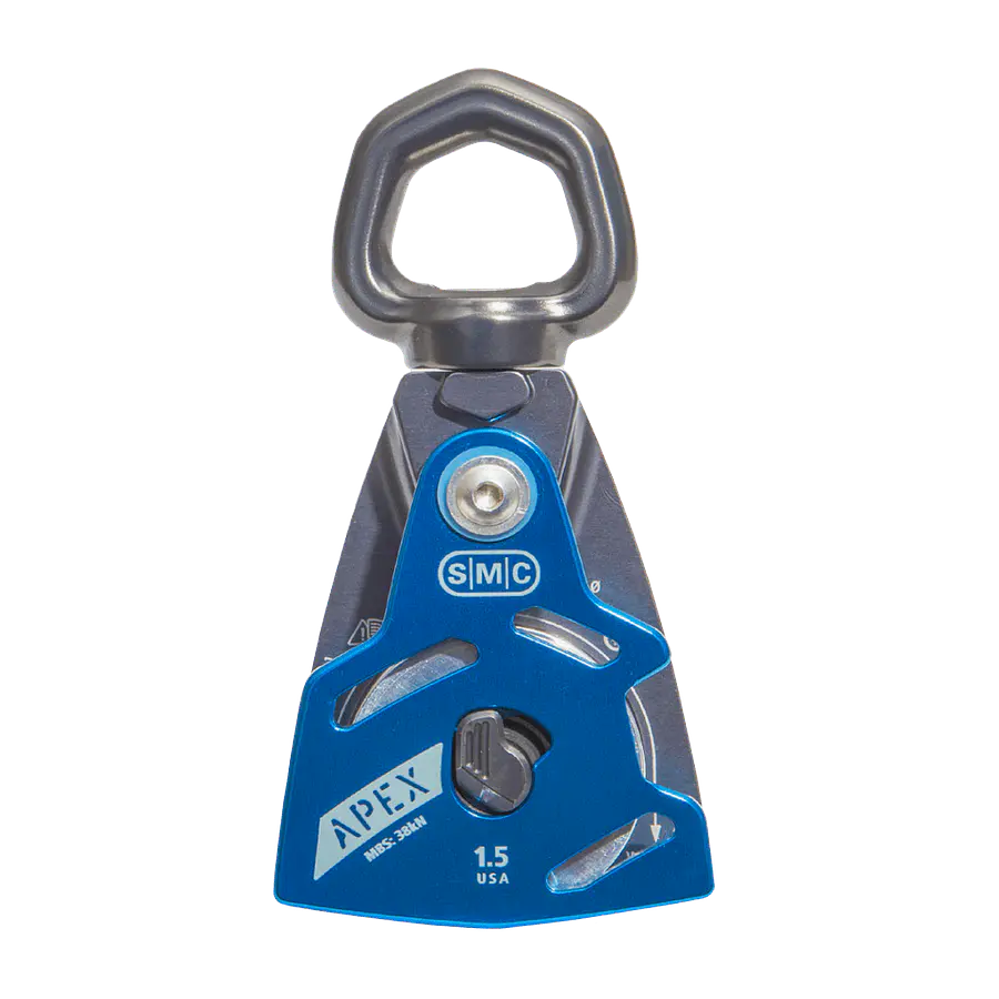 Polea simple con destorcedor APEX 38kN 13mm NFPA – SMC