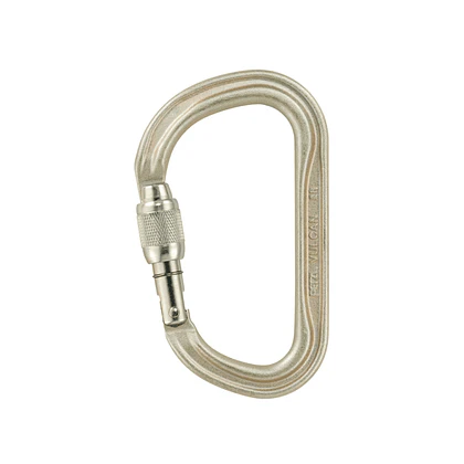 Mosquetón Acero Tipo D Rosca 45kN VULCAN – Petzl