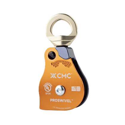 Polea simple con destorcedor 1,5″ PROSWIVEL – CMC Rescue