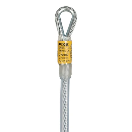 Anclaje Cable de Acero 100 cms. 22kN Certificado EN – Fixe