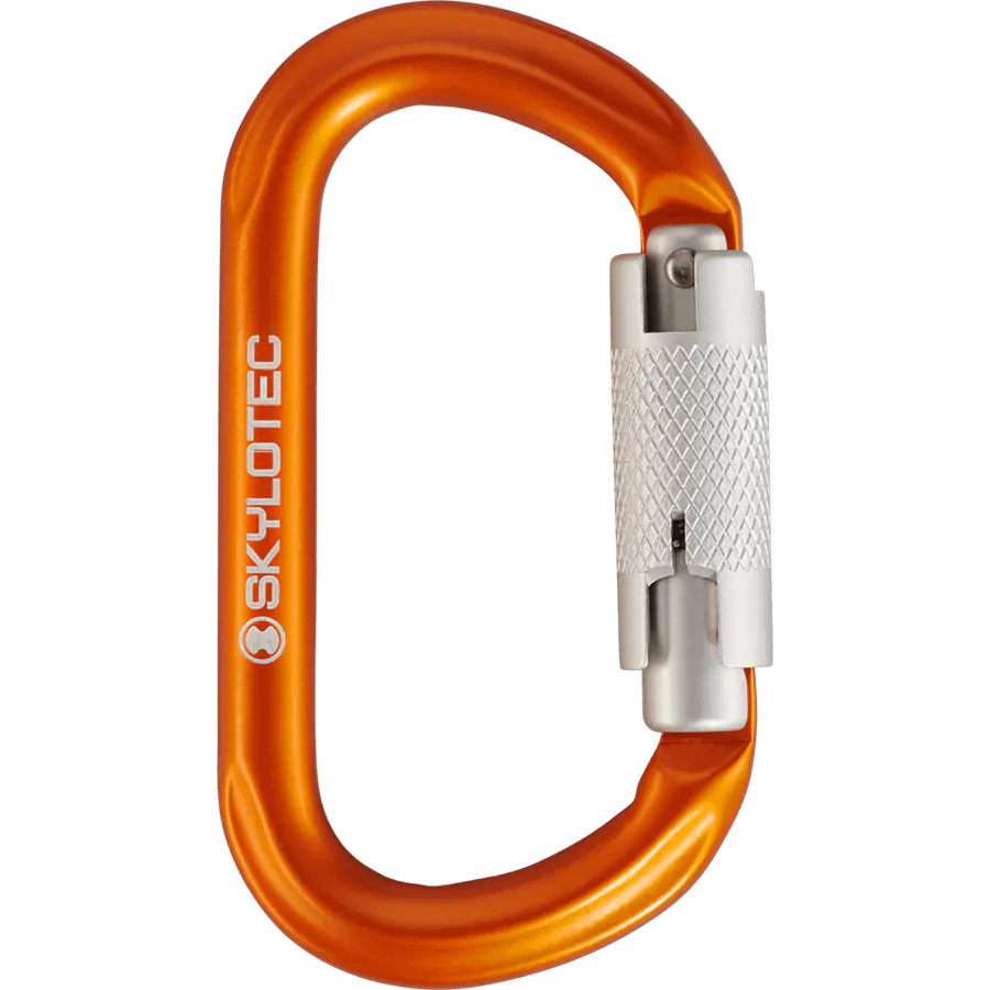 Mosquetón Aluminio Oval 3 Tiempos 22kN Ovaloy Tri – Skylotec