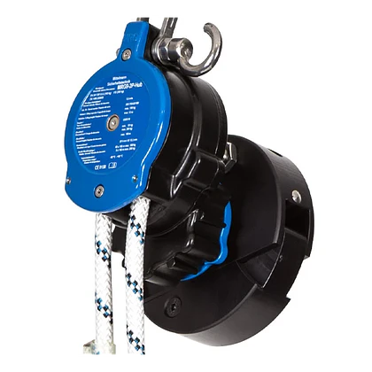 Autorescatador / Descendedor con volante para rescate MRG9 2P Hub Typ A con cuerda 140 mts – MITTELMANN