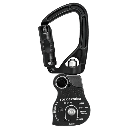 Polea simple con destorcedor SWIVABINER 1.1 23kN – ROCK EXOTICA