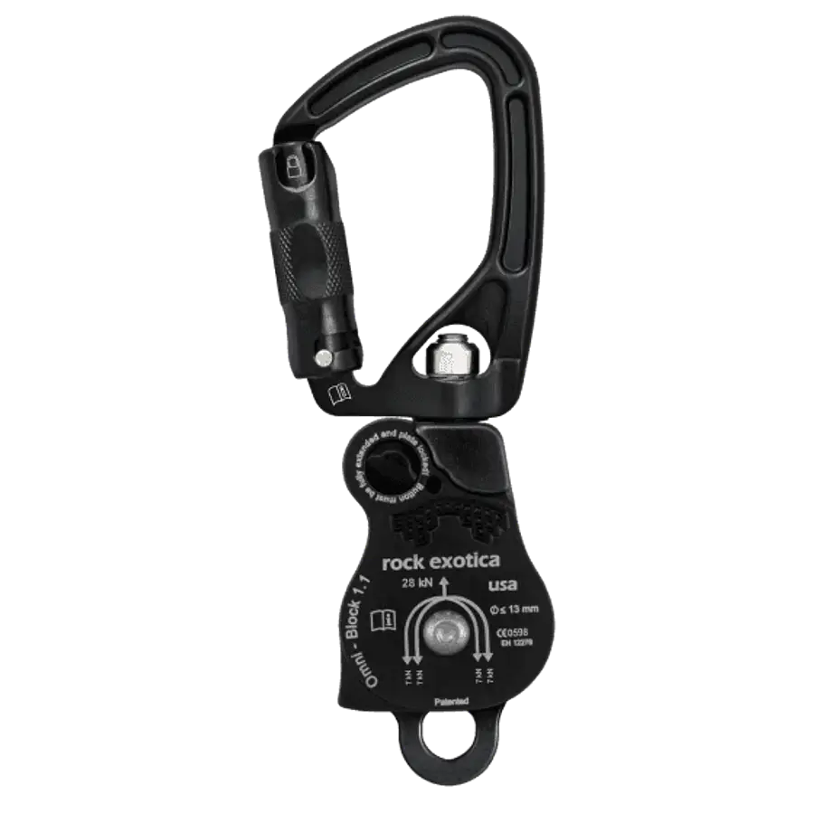 Polea doble con destorcedor SWIVABINER 1.1 28kN – ROCK EXOTICA