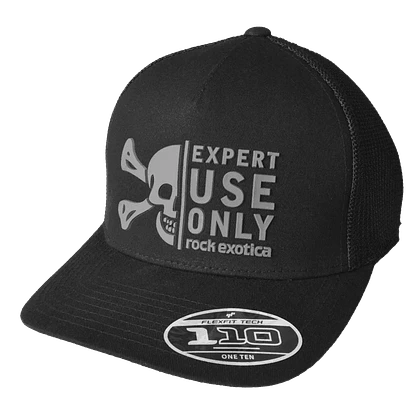 Jockey ROCK TRUCKER Hat negro mesh – ROCK EXOTICA