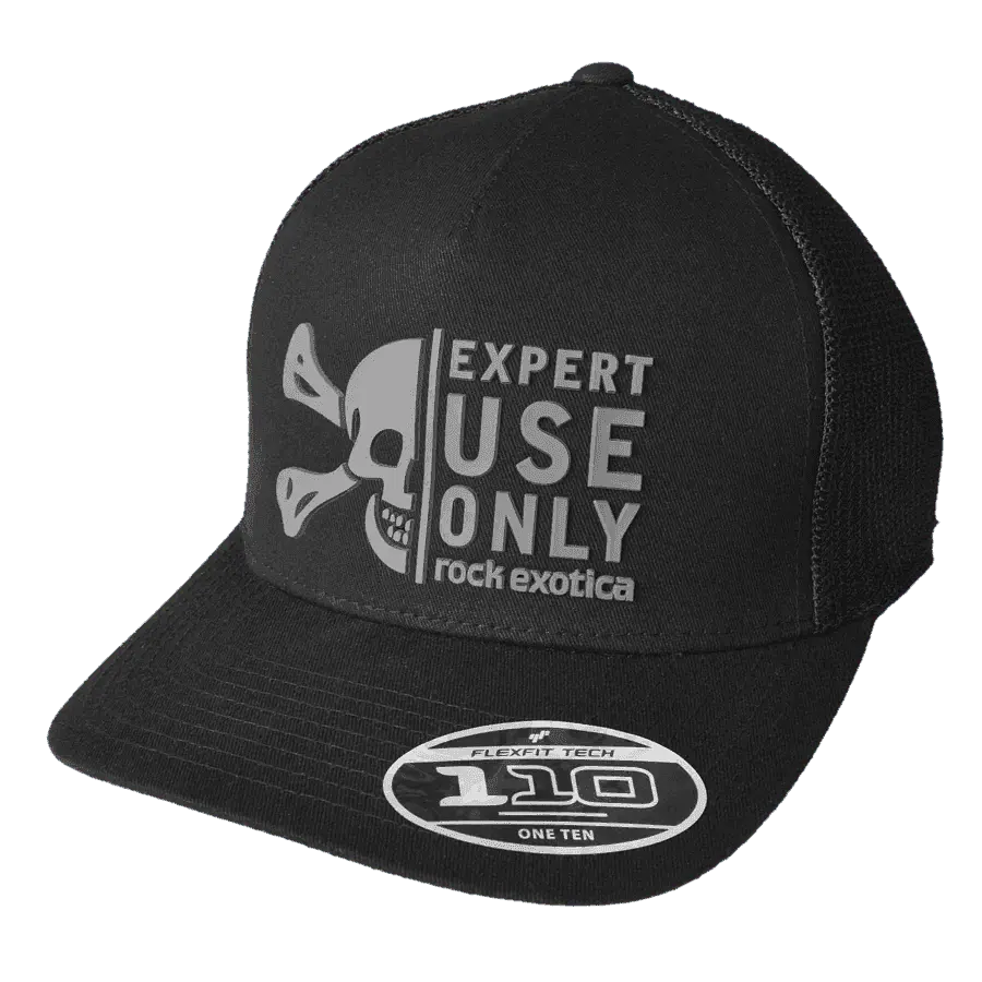 Jockey ROCK TRUCKER Hat negro mesh – ROCK EXOTICA