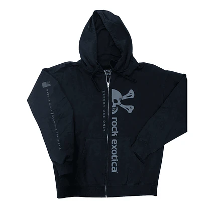 Poleron ROCK HOODIE NEGRO talla M – ROCK EXOTICA