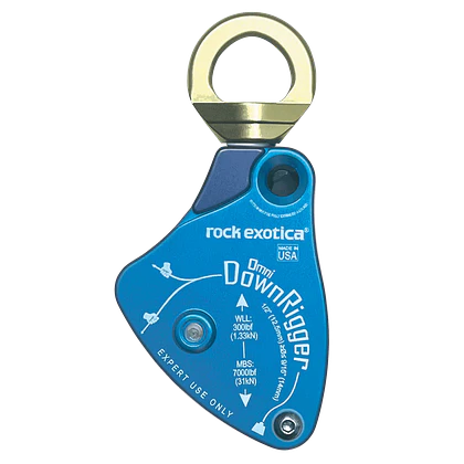 Asegurador para cargas de arborismo DOWNRIGGER friccion variable 14mm 31kN – ROCK EXOTICA