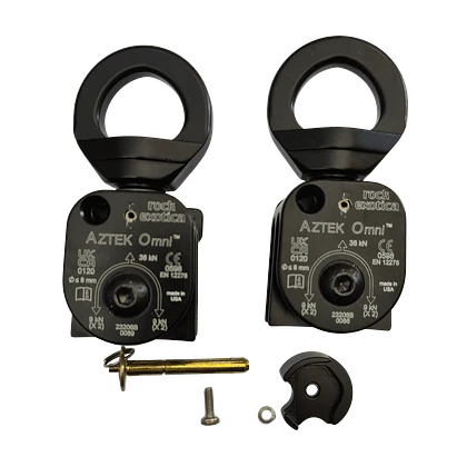 Set 2 poleas para polipasto AZTEK 36kN P41 sin cuerda – Rock Exotica