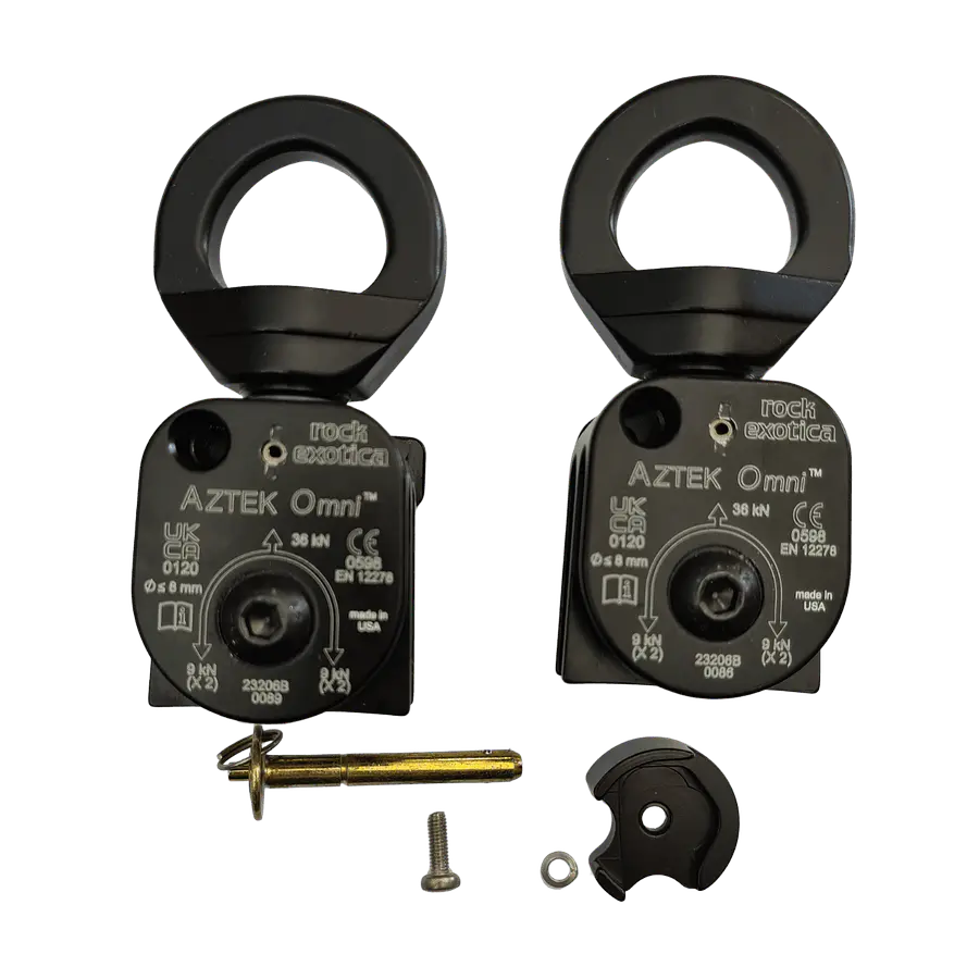 Set 2 poleas para polipasto AZTEK 36kN P41 sin cuerda – Rock Exotica