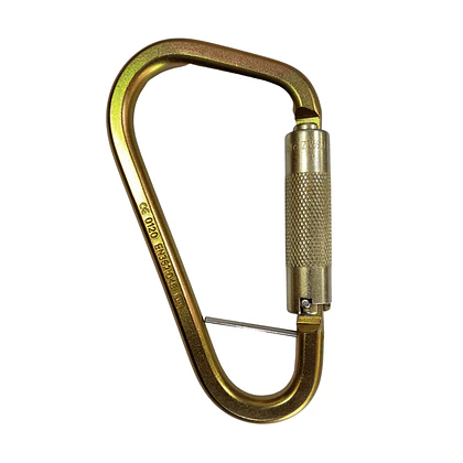 Mosquetón Acero HMS 3 Tiempos ANSI-NFPA Anti-giro 40kN – ISC