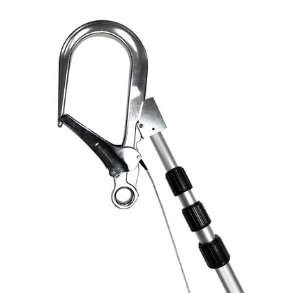 Pertiga telescopica de aluminio de 7 mts con gran conector – CLIMAX