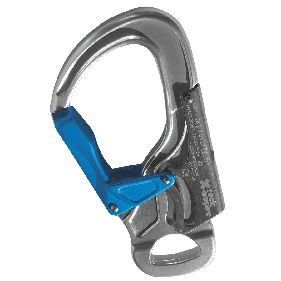 Mosquetón Aluminio Tipo K 2 Tiempos 28kN C24 – Rock Empire