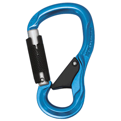 Mosquetón Aluminio HMS 2 Tiempos 24kN  2 TAP 2T Azul – Rock Empire