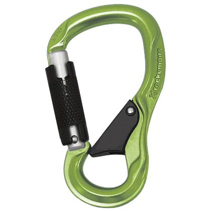 Mosquetón Aluminio HMS 2 Tiempos 24kN  2 TAP 2T Verde – Rock Empire