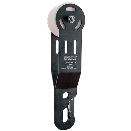 Polea Simple Aluminio LAMBDA 55mm (Cable o Cuerda) – Rock Empire