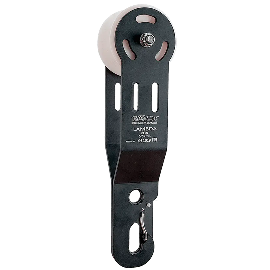 Polea Simple Aluminio LAMBDA 55mm (Cable o Cuerda) – Rock Empire
