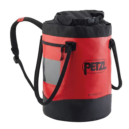 Bolso porta material BUCKET 30L rojo – PETZL